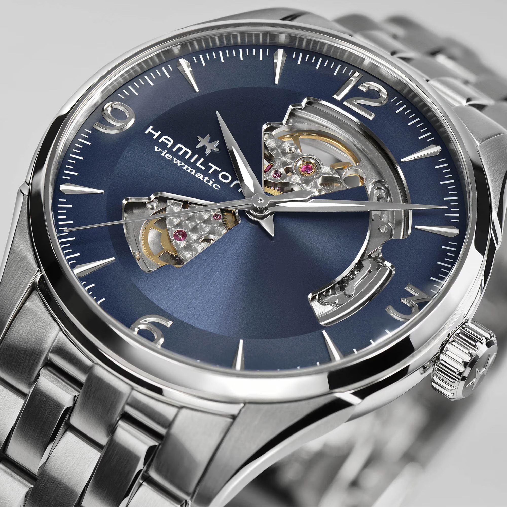 Reloj Hamilton Jazzmaster Automatic Watch Open Heart Ref.H32705141 - Imagen 3