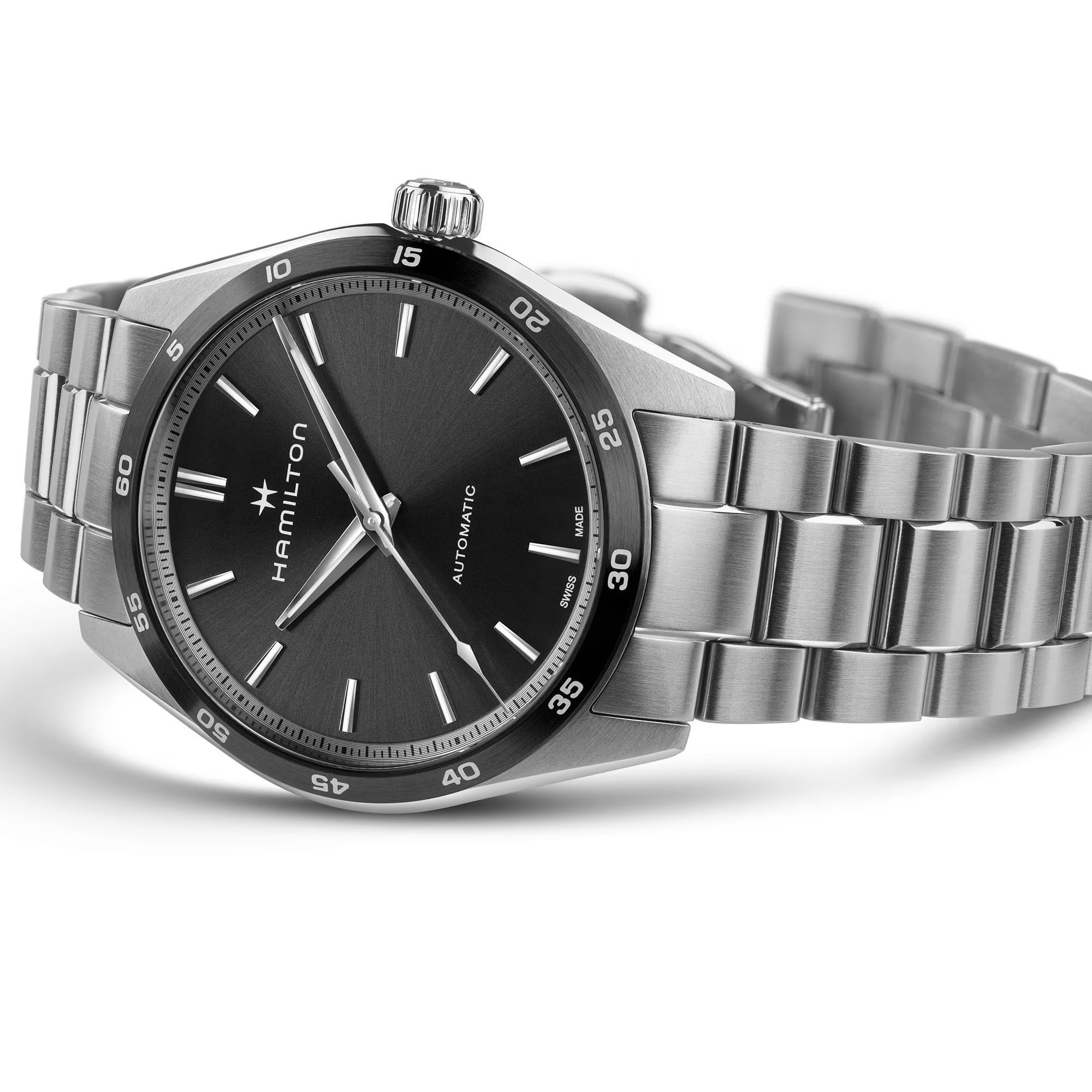 Reloj Hamilton Jazzmaster Performer Auto Brazalete Ref.H36205130 - Imagen 3