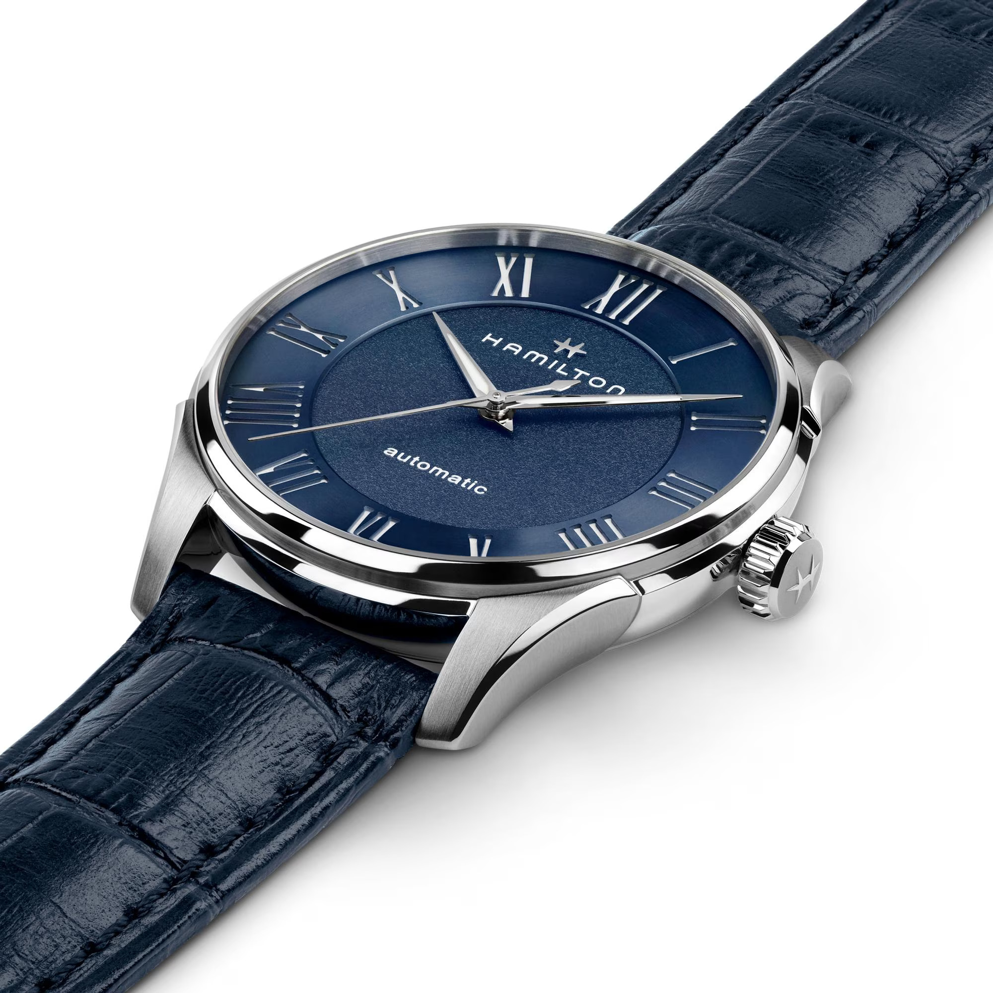 Reloj Hamilton Jazzmaster Auto Blue Dial Ref. H42535640 - Imagen 3