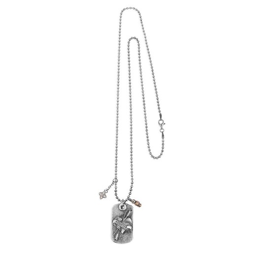 Collar Calavera Unisex PLATADEPALO Tidore Referencia: B/CAN22