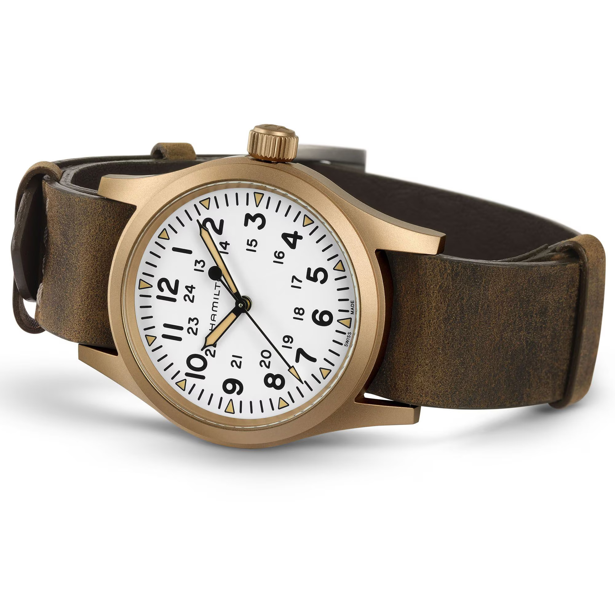 Reloj Hamilton khaki field mechanical bronze ref.H69459510 - Imagen 3