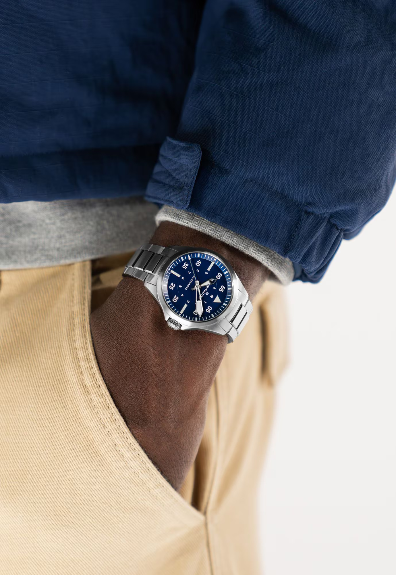 RELOJ HAMILTON Khaki Aviation Khaki Pilot Auto 39 mm Automático | 39mm | H76305140 - Imagen 7