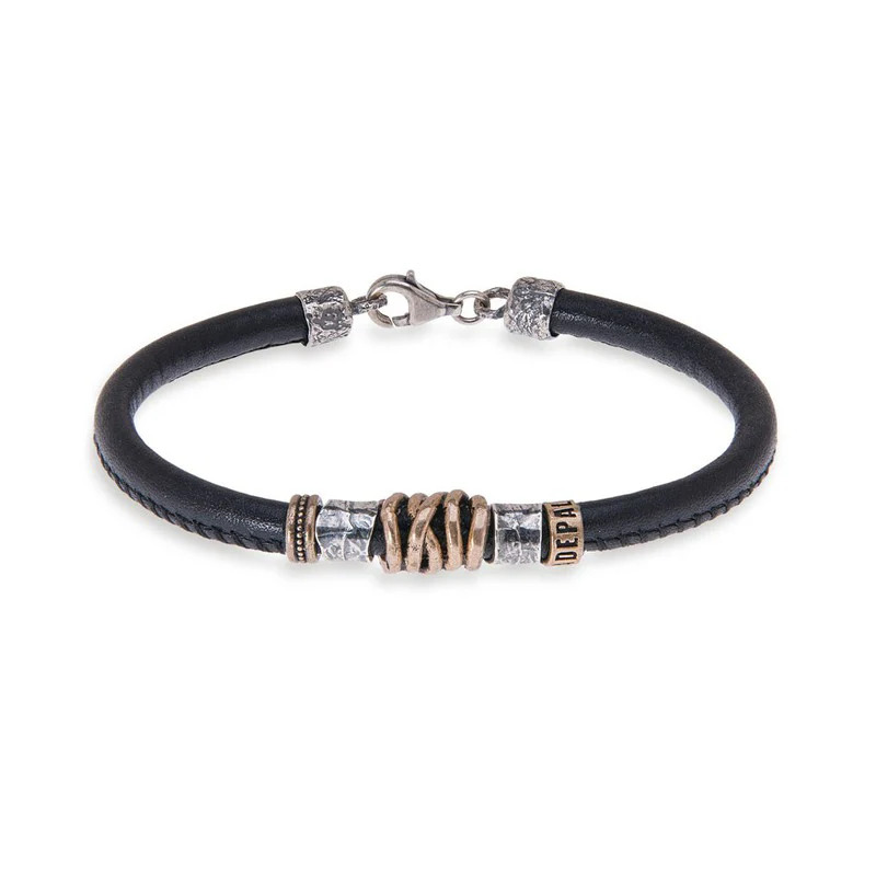 PULSERA HOMBRE GUSTAF DE CUERO