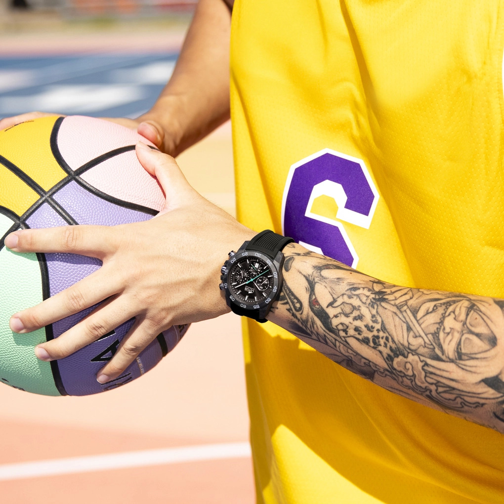 RELOJ LOTUS CHRONO 18974/3 NEGRO CORREA DE CAUCHO, HOMBRE - Imagen 2
