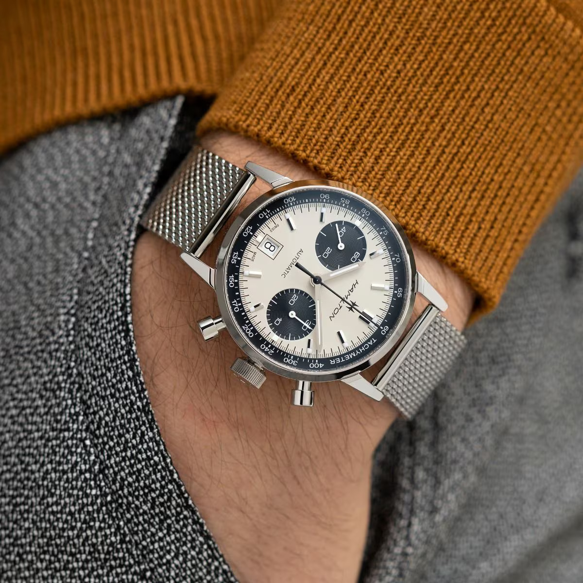 Reloj Hamilton American Classic Intra-Matic Auto Chrono Automático | 40mm | H38416111 - Imagen 2