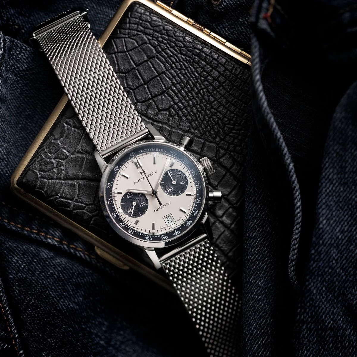 Reloj Hamilton American Classic Intra-Matic Auto Chrono Automático | 40mm | H38416111 - Imagen 5