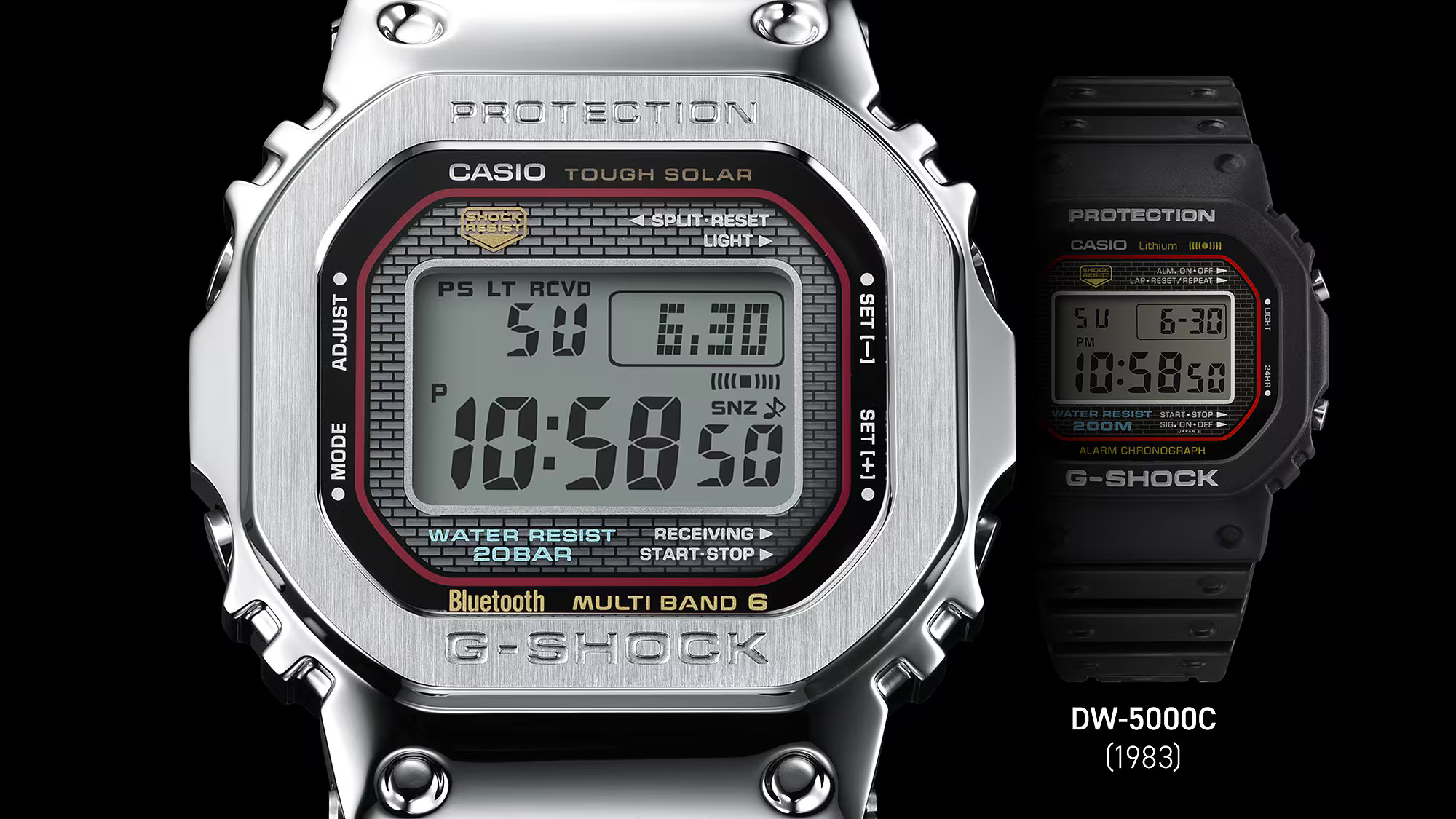 RELOJ CASIO G-SHOCK ORIGEN GMW-B5000 Serie GMW-B5000D-1CER - Imagen 5