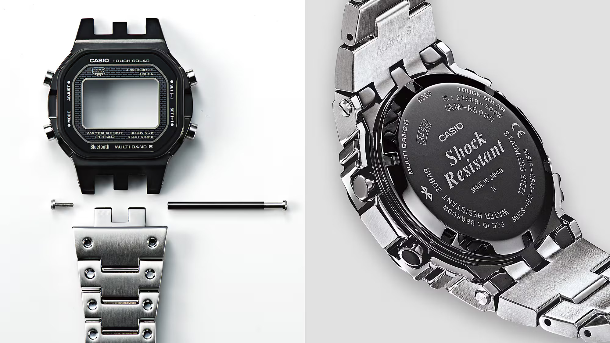 RELOJ CASIO G-SHOCK ORIGEN GMW-B5000 Serie GMW-B5000D-1CER - Imagen 9