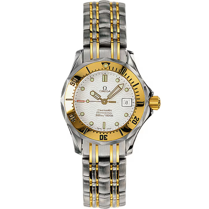 Reloj Omega Seamaster 28 mm, acero - oro amarillo sobre acero - oro ref 2382.20.00